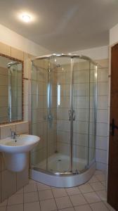 Et badeværelse på Вила Бел Тауър - Villa Bell Tower