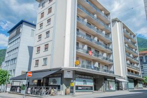 Byggingin sem hótelið er í