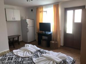 TV a/nebo společenská místnost v ubytování Casa Flori