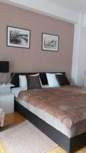 Postel nebo postele na pokoji v ubytování Liberta Apartment