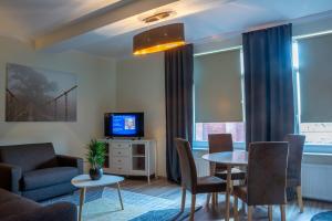 TV a/nebo společenská místnost v ubytování Hotel Klosterturm