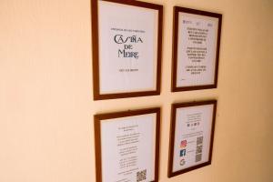 Certifikát, hodnocení, plakát nebo jiný dokument vystavený v ubytování Casiña de Meyre