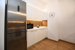 Kuchyň nebo kuchyňský kout v ubytování Residenza Alba - Molveno