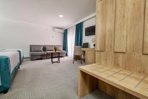 TV a/nebo společenská místnost v ubytování Hotel Porat