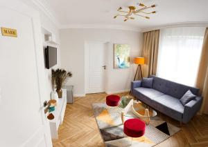Maniu 31 Apartments & Rooms tesisinde bir oturma alanı
