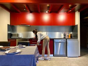 
Una cocina o zona de cocina en Apartaments Turístics Cal Patoi
