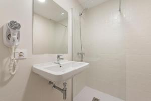 Koupelna v ubytování Hostal Talamanca