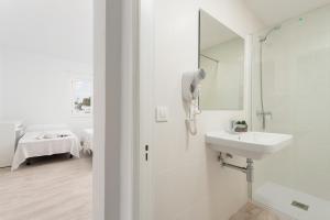 Koupelna v ubytování Hostal Talamanca
