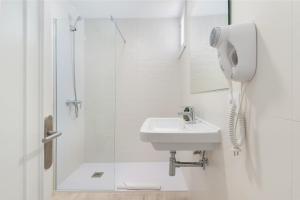 Koupelna v ubytování Hostal Talamanca