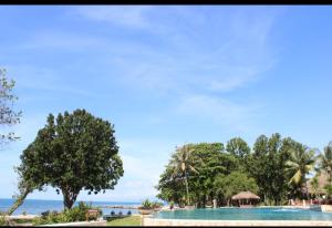 Der Swimmingpool an oder in der Nähe von Tanjung Lesung Hotel