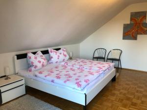 Letto o letti in una camera di Nickel Haus