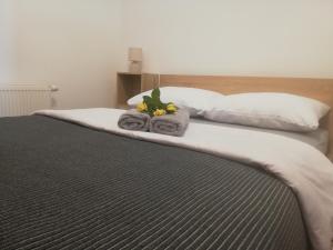 Postel nebo postele na pokoji v ubytování Studio Apartment Lea