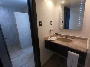 Koupelna v ubytování Hotel San Diego