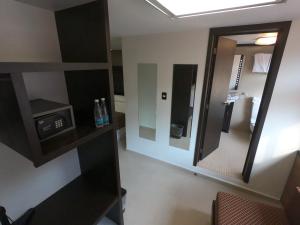 Kuchyň nebo kuchyňský kout v ubytování Hotel San Diego