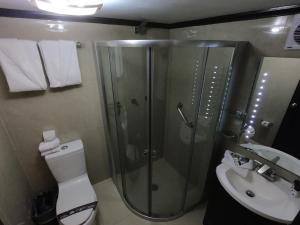 Koupelna v ubytování Hotel San Diego