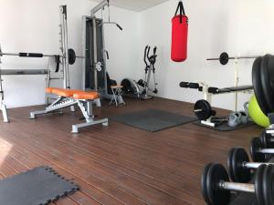 Fitness centrum a/nebo fitness zařízení v ubytování Hotel L'Algadir del Delta