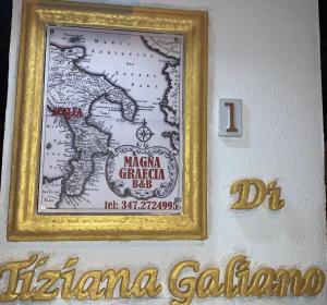 Certifikát, ocenenie alebo iný dokument vystavený v ubytovaní B&B Magna Graecia