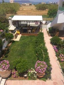 A garden outside Marina Villa