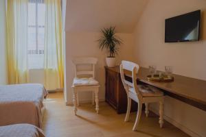 TV a/nebo společenská místnost v ubytování Splavar Rooms