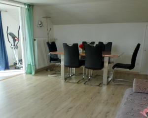 Posezení v ubytování Ferienwohnung Pickenhan