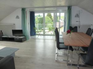 Posezení v ubytování Ferienwohnung Pickenhan