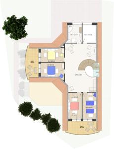 Plán poschodí v ubytovaní Kamilla Villa