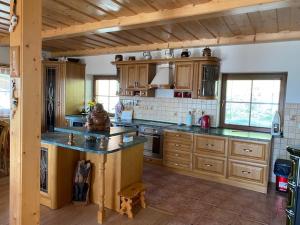 Kuchyňa alebo kuchynka v ubytovaní Luxusní horský apartmán v Beskydech