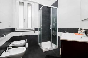 Koupelna v ubytování Appartamenti Gherbin Jesolo