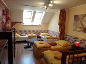 A seating area at Apartmán Slnečnica