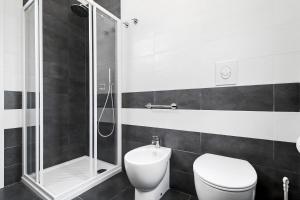 Koupelna v ubytování Appartamenti Gherbin Jesolo