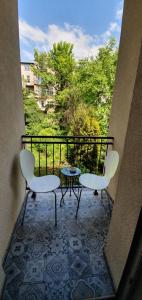 Balkón alebo terasa v ubytovaní Apartament Orchidea