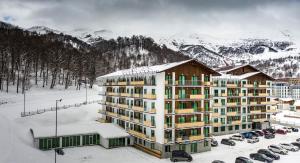 Crystal Residence durante l'inverno