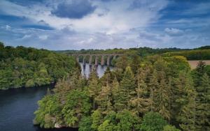 Naturlandskabet i nærheden af feriehuset