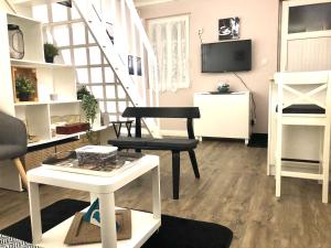 Et tv og/eller underholdning på Gîte de La Ville Bresset