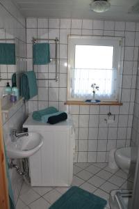 Koupelna v ubytování Ferienhaus Anni + 30 fotografií