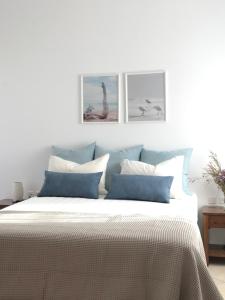 Letto o letti in una camera di Volta Superior Studios