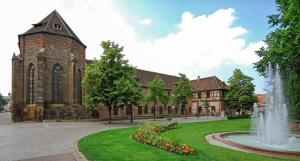 Jardin de l'établissement Bel appartement avec vue splendide sur toute la ville de Colmar - Parking gratuit