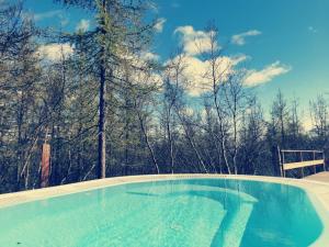 Bazén v ubytování Hotel Kjarnalundur- Aurora Dream - Lodges and Rooms nebo v jeho okolí