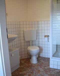 Koupelna v ubytování Ferienwohnungen Dornröschen