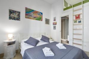Posteľ alebo postele v izbe v ubytovaní Micro Apartment SUNI2