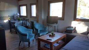 Część wypoczynkowa w obiekcie Casita Junto al Río Deva