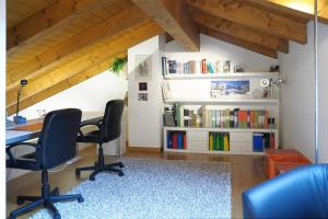 Knihovna v bed and breakfast