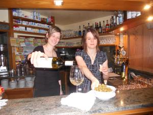 Hol lub bar w obiekcie Albergo Alpino