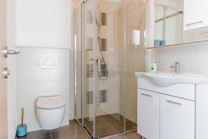 Koupelna v ubytování Apartments Žilić