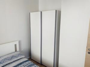 Posteľ alebo postele v izbe v ubytovaní Apartman Irena 3