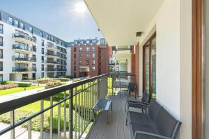 Balkon lub taras w obiekcie Blue Mandarin Marina