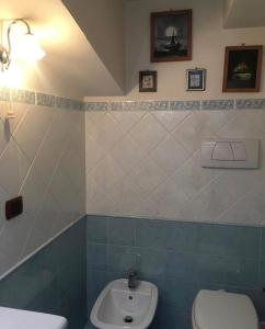 Koupelna v ubytování JFK b & b