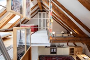 Postel nebo postele na pokoji v ubytování Erzherzog Johann Relax Appartements