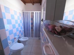 Koupelna v ubytování Hotel Alba Chiara Sant'Andrea Salento