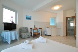 TV a/nebo společenská místnost v ubytování Apartman Mana, Murter